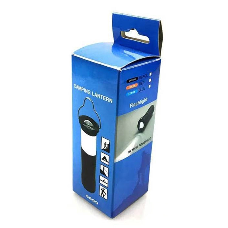 LED Flashlight Camping Lamp Handy Aluminum Ultra Bright Telescopic Torch with Clip