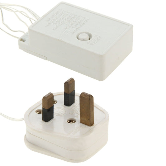 For Christmas Party, 100 LED White Light, with 8 Functions Controller, 220V, UK Plug