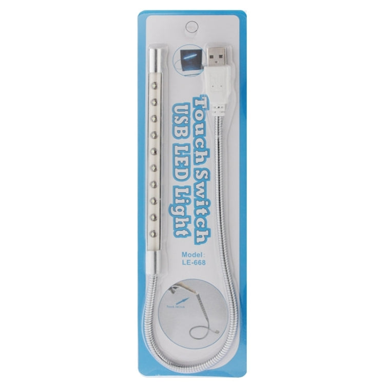 10-LED, 1W, White Light, 10-LED (Silver)