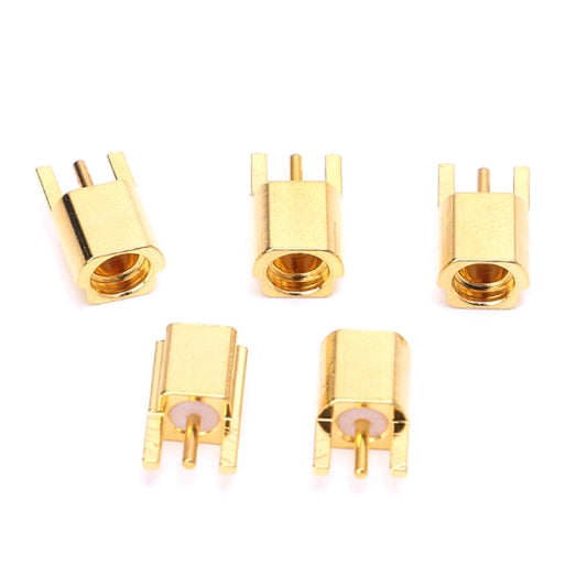 MMCX female 3-jack connector pin set, gold-plated, five piece pack