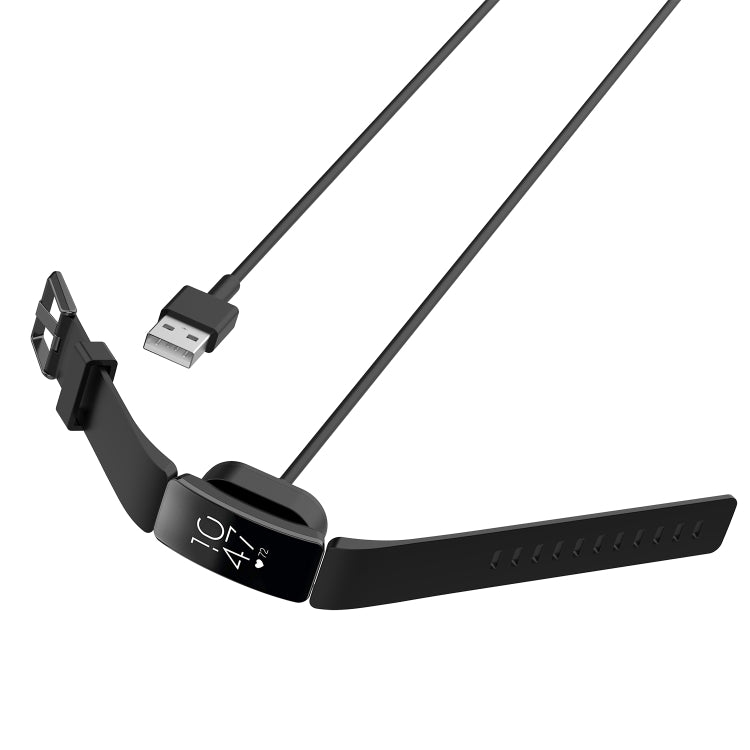 Magnetic charging cable with magnetic puck connector and watch-band attachment