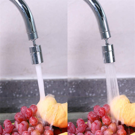Dual-Function Faucet Spout Bubbler Splash-Proof Two-Function Kitchen Copper Filter, External, Inbound