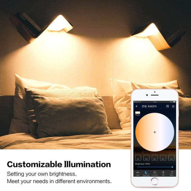9W E27 RGBCW WIFI LED Smart Bulb Wireless Smart Home Automation Light, 220V