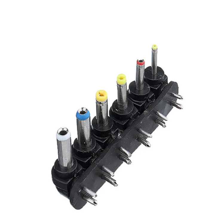 Interchangeable multi-tip DC plug set with different barrel sizes