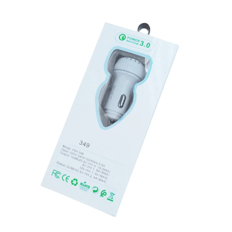 Retail blister package for dual USB car charger with micro USB cable
