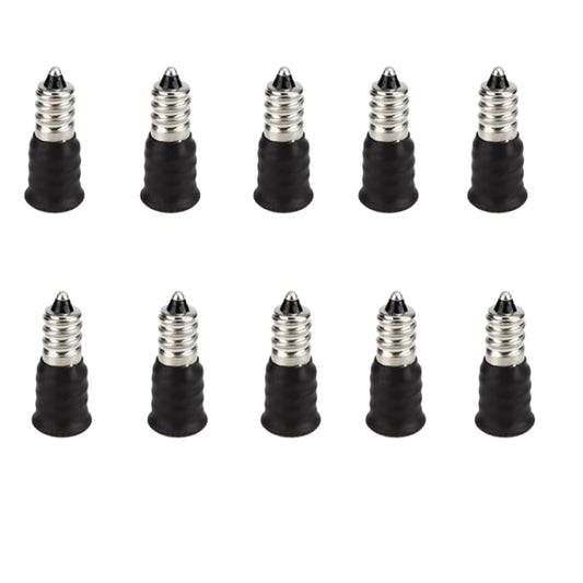 10 PCS E12 To E14 Socket Changer LED Light Lamp Adapter, Black, White