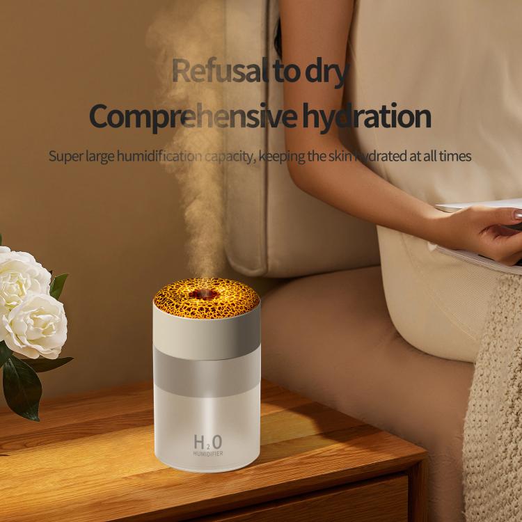 Simulated Lava Crack 7-Color Ambient Light Humidifier, Simulated Lava Crack