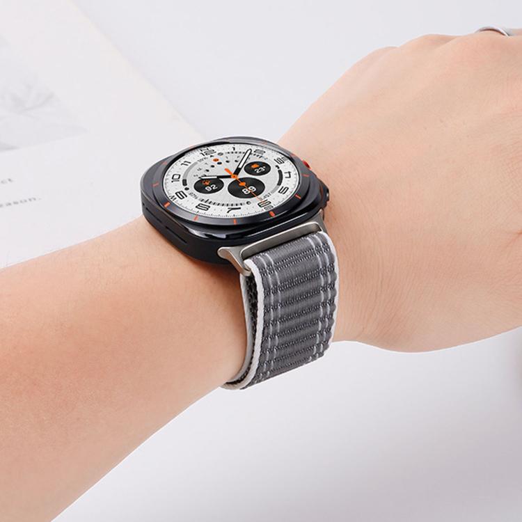 Parachute Buckle Wave Texture Nylon Watch Band, For Galaxy Watch Ultra2 2026 / 2025 / 1 2024