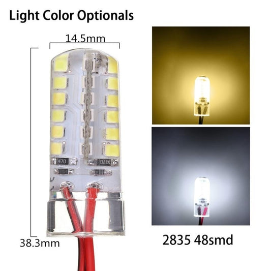 48 LEDs Boat Fishing Lighting Attract Fish Underwater Night Lights, Warm White, Cool White(