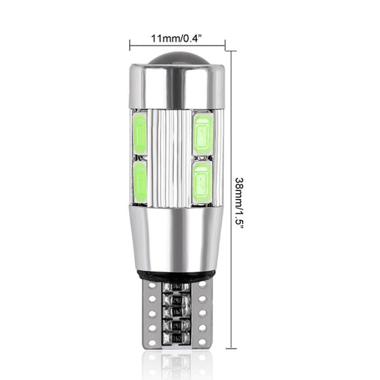 2PCS Car Styling Car Auto LED T10 Canbus 194 W5W 10 SMD 5630 LED Light Bulb LED Light Parking Car Side Light, 2 PCS 194 W5W