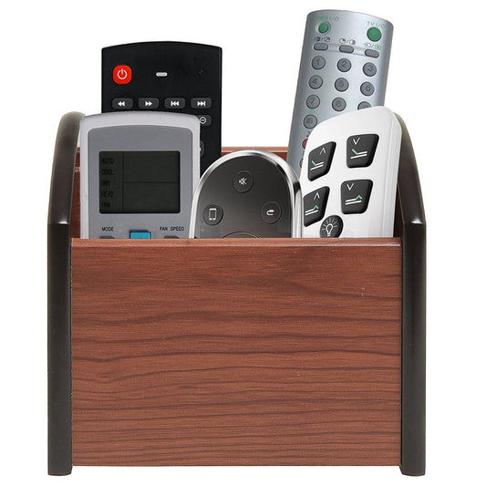 4-compartment Wooden Storage Box Pen Holder, Pen Holder