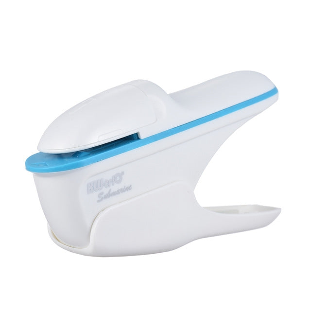 Hand-held Mini Safe Stapleless Staple Max 7 Sheets Paper Binding Machine