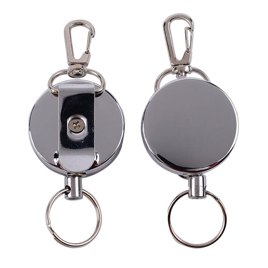 Resilience Steel Wire Rope Elastic Sporty Retractable Anti Lost Keychain, Resilience Steel Wire Rope Keychain