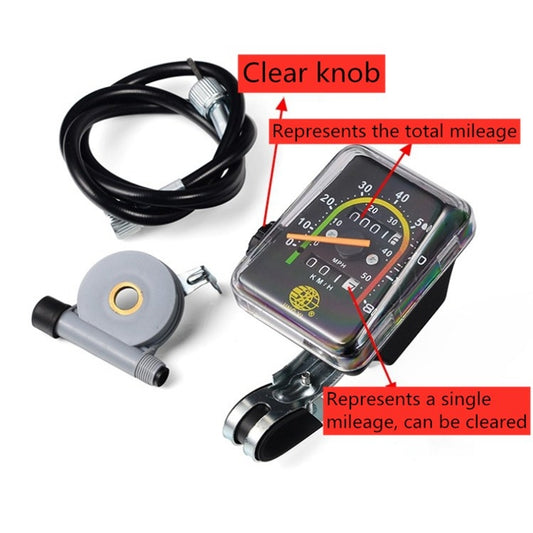 Universal Mechanical Odometer For Bicycle Tricycle, Mechanical Odometer