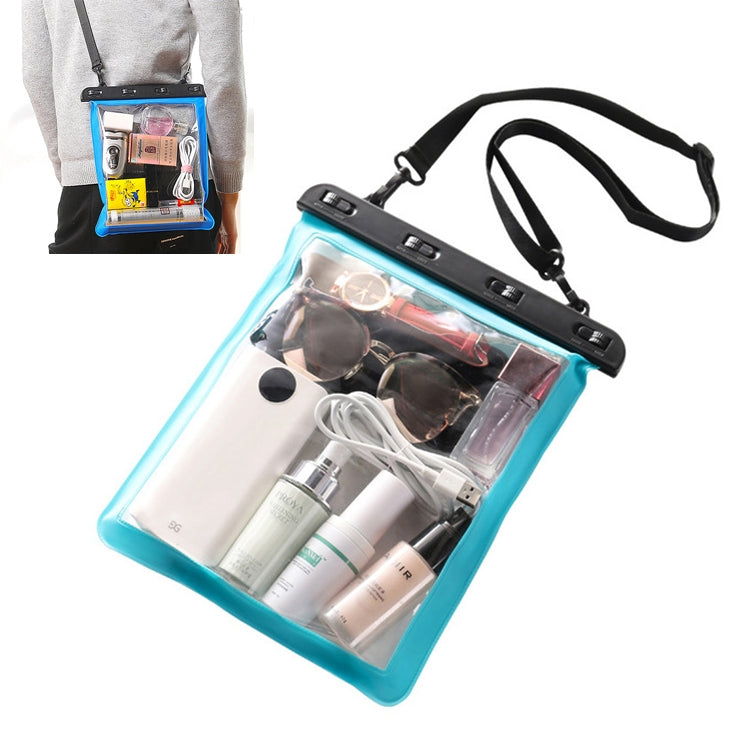 Multipurpose Single Shoulder Outdoor Transparent Waterproof Bag for Mobile Phone Small Objects