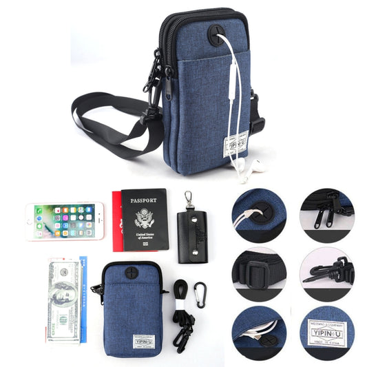 YIPINU Multifunctional Hanging Neck Mini Waterproof Mobile Phone Storage Bag
