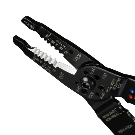 8 Inch Multi-function Cable Insulation Cutting Wire Stripper Electrician Repair Tool, 8 Inch Wire Stripper