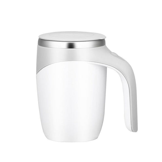 Electric Stirring Cup Milkshake Coffee Stirring Cup, Electric (White), Electric (Brown)