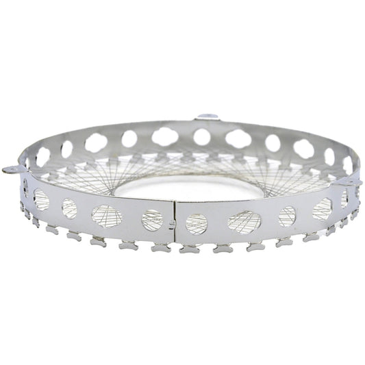 2 PCS Stainless Steel Gas Circle for Gas Cooker Fireproof Windproof Gas Energy Saving Hood Kitchen Accessories, Steel Gas Circle