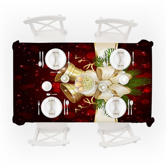 Household Rectangular Tablecloth Christmas Dining Coffee Table Cloth Decoration, 140x140cm, 140x180cm, 150x210cm, 150x260cm, 150x300cm