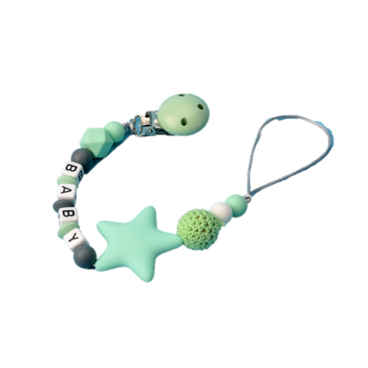 DIY Silicone Baby Pacifier Clip Colorful Pacifier Chain