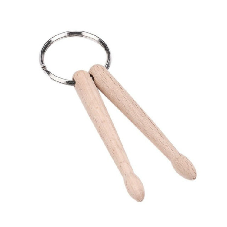 Mini Drumsticks Keychain Beech Drum Sticks Percussion Music Gift