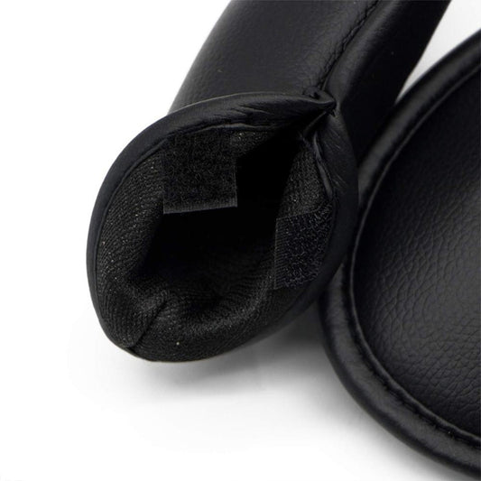 12 in 1 PU Leather Golf Club Cap Set, Black Litchi Texture