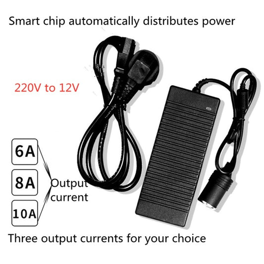 220V To 12V Power Converter 10A160W Car To Home Converter Dedicated Inverter for Car Refrigerator, UK Plug, US Plug, EU Plug