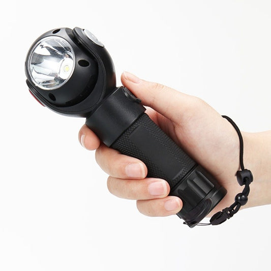 SKYWOLFEYE Lamp Head 360 Degree Rotation USB Rechargeable LED Glare Flashlight With Magnet COB Work Light, Without Battery, With An 18650 Battery, With An 26650 Battery
