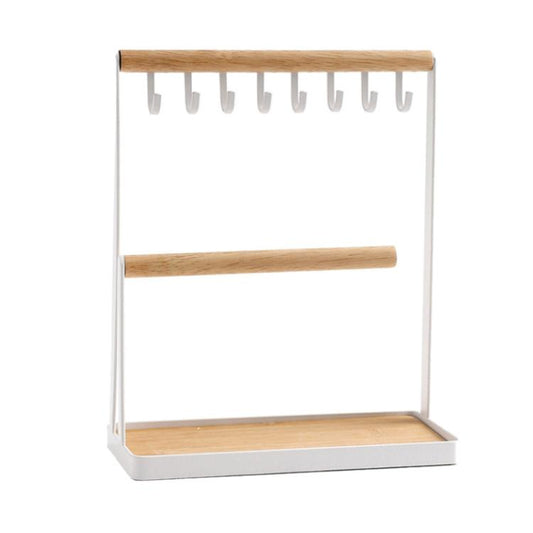 Hook Jewelry Rack Mobile Phone Jewelry Glasses Desktop Two-layer Display Rack, Jewelry Rack