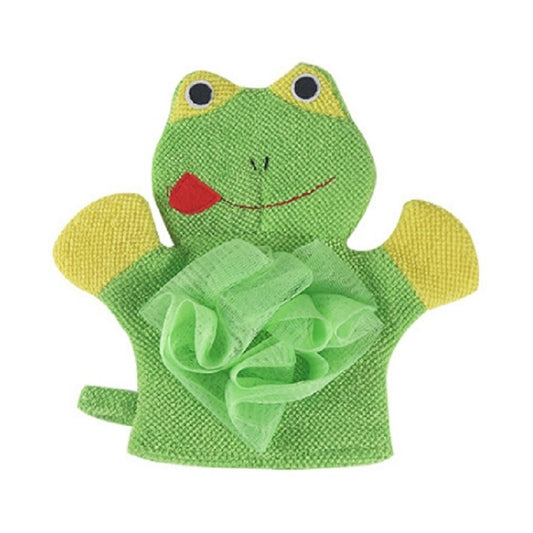 Cartoon Children Double-sided Bath Towel Thickened Bathing Gloves