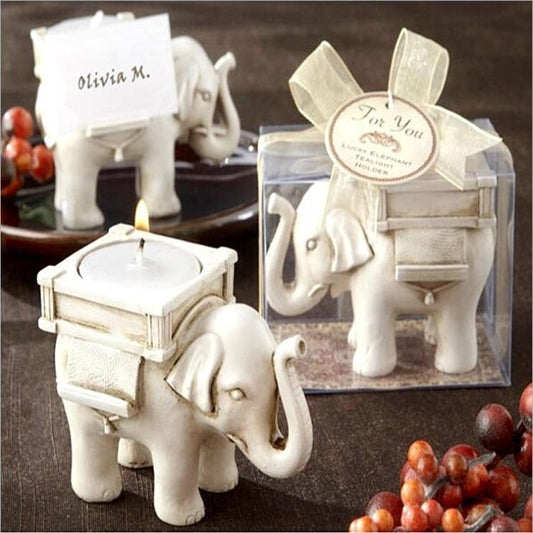 Retro Elephant Tea Light Candle Holder Candlestick Wedding Home Decor Crafts Tea Light Holders Tea Light Holder, Elephant Tea Light