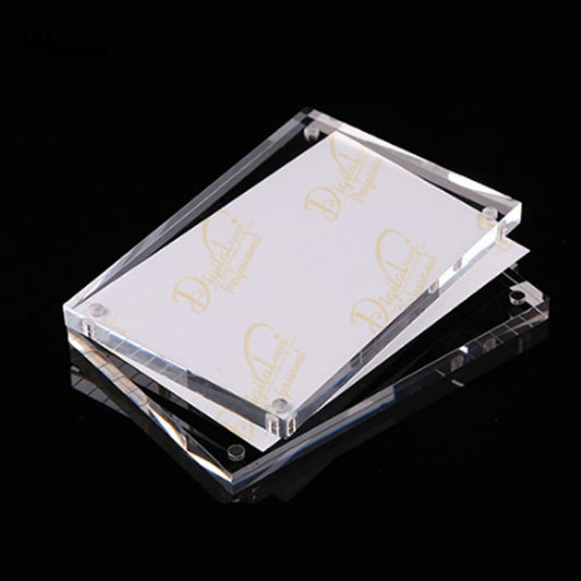 Magnetic Acrylic Transparent Rectangle Photo Frame Creative Birthday Photo Frame, 55x82mm, 60x90mm, 75x105mm, 89x128mm, 102x153mm, 128x178mm, 150x210mm, 254x203mm, 210x297mm