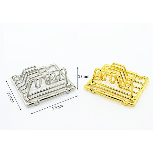 Miniature Doll House Mini Dish Shelf Kitchen Toys