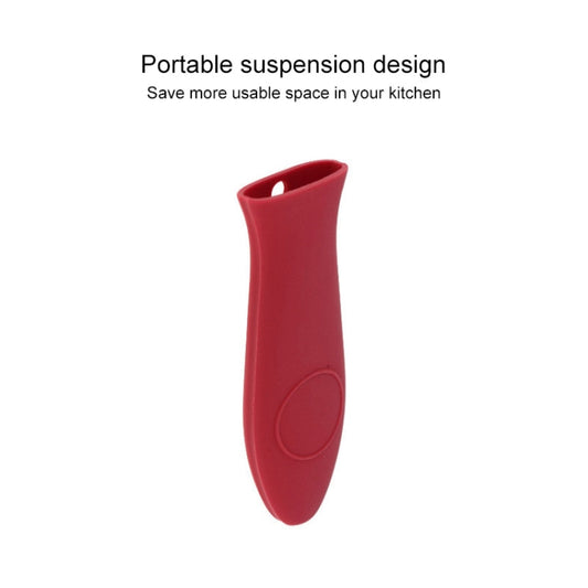 Silicone Pot Holder Handle Anti Slip Cover for Kitchen Thick Soft Pot Handle
