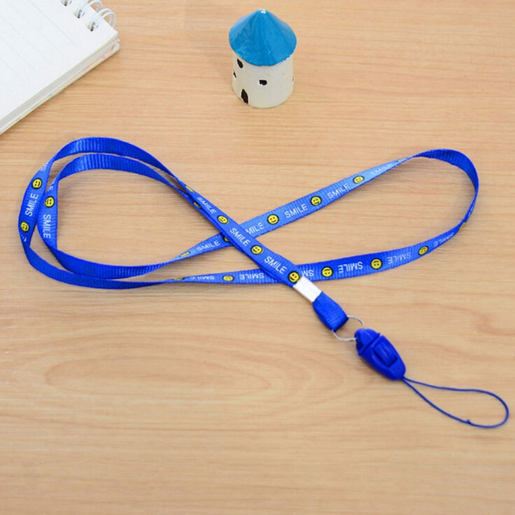 100 PCS Smiling Face Lanyards for ID Card Working Card Badge, Working Card Badge