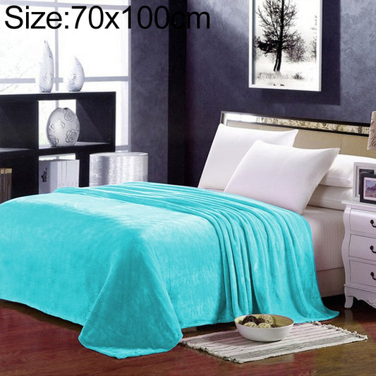 Solid Color Flannel Coral Fleece Blanket Super Soft Plaid Coverlet Sofa Cover Winter Warm Sheets Easy Wash Faux Fur Blankets, 230X250cm, 200X230cm, 180x200cm, 150x200cm, 100x140cm, 70x100cm