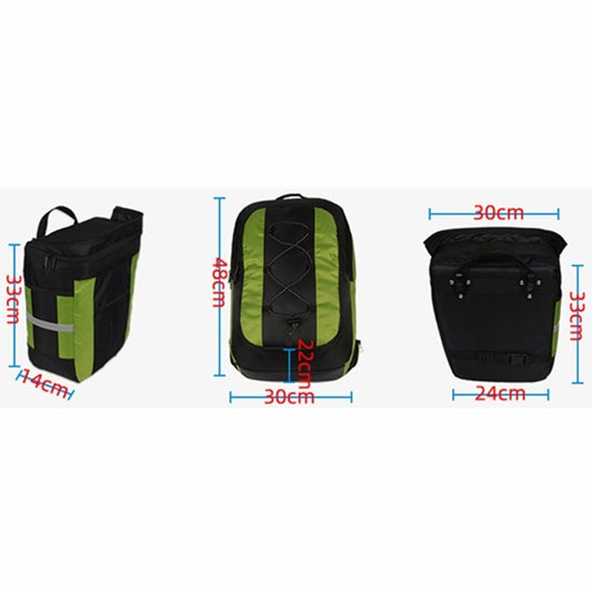 Mountain Bike Bicycle Rear Shelf Bag Camel Bag