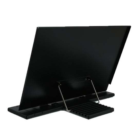 Portable Lazy Book Stand Frame Reading Desk Holder with 7 Tilt Adjustable Grooves, Lazy Book Stand