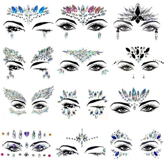 3 PCS Forehead Green Masquerade Makeup Acrylic Face Sticker, YT-01, YT-01-1, YT-01-2, YT-01-3, YT-01-4, YT-01-5, YT-01-6, YT-02, YT-03, YT-04, YT-05, YT-07, YT-08, YT-10, YT-11, YT-12, YT-13, YT-14, YT-15, YT-16, YT-17, YT-18, YT-19, YT-20, YT-21, YT-...