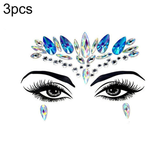 3 PCS Forehead Green Masquerade Makeup Acrylic Face Sticker, YT-01, YT-01-1, YT-01-2, YT-01-3, YT-01-4, YT-01-5, YT-01-6, YT-02, YT-03, YT-04, YT-05, YT-07, YT-08, YT-10, YT-11, YT-12, YT-13, YT-14, YT-15, YT-16, YT-17, YT-18, YT-19, YT-20, YT-21, YT-...