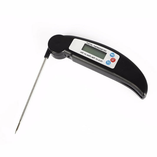 Folding Meat Thermometer Digital Kitchen Thermometer Food Cooking BBQ Probe