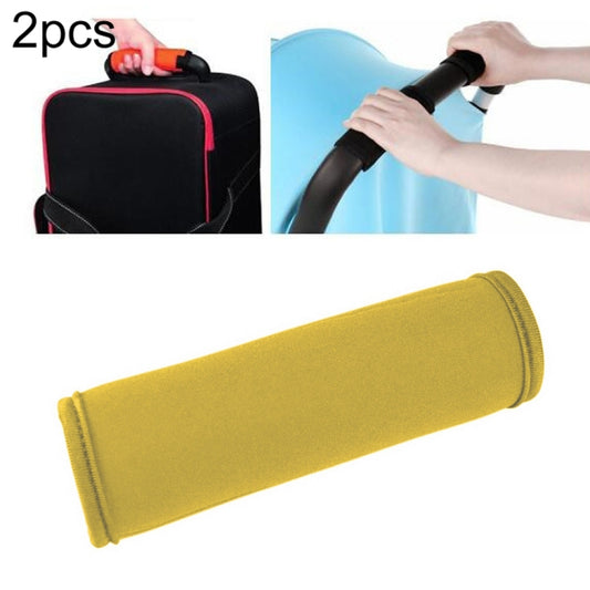 2 PCS Comfortable Neoprene Luggage Handle Wrap Grip Baby Universal Stroller Grip Protective Cover for Travel Bag Luggage Suitcase, Universal Yellow, Universal Black, Universal Orange, Universal Red, Universal Green, Universal Blue