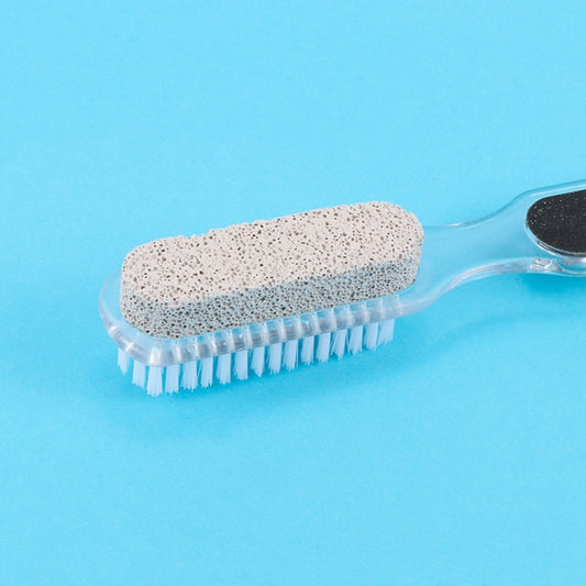 2 PCS Health Care Foot Tool Dead Skin Remover Brush Double-Sided Feet Grinding Stone Manual 4 In 1 Foot Grinder