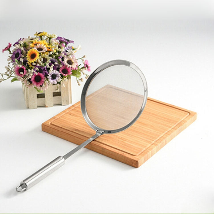 Stainless steel mesh filter strainer with long handle and round head
