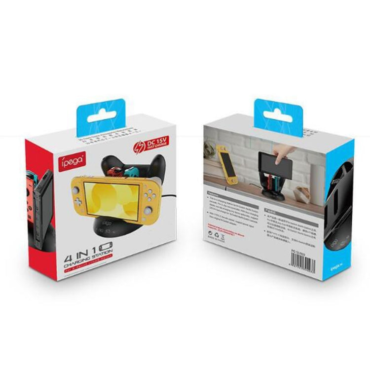 IPEGA 4-in-1 charging base retail boxes with controller dock graphics