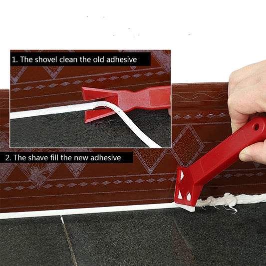 2 PCS Mini Handmade Tools Scraper Floor Cleaner Surface Glue Residual Shovel Tool, Floor Cleaner Scraper