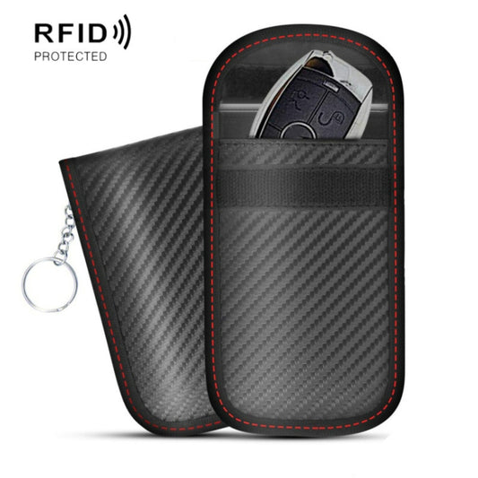 Antimagnetic RFID Car Key Mobile Phone Bag Shielding Set Radiation Cell Phone Pocket, 2 PCS 13 x 8.5cm