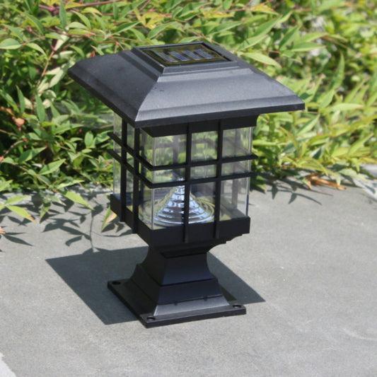 Solar Pillar Light Outdoor Waterproof Decorative Garden Lawn Wall Lamp