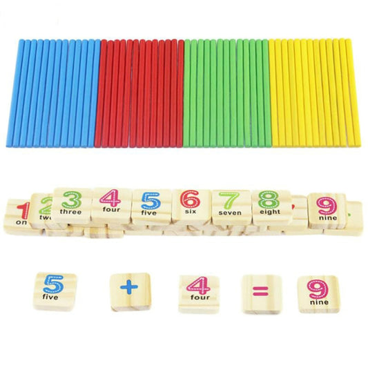 Montessori Early Learning Math Tools Digital Stick Children Kindergarten Teaching Aids